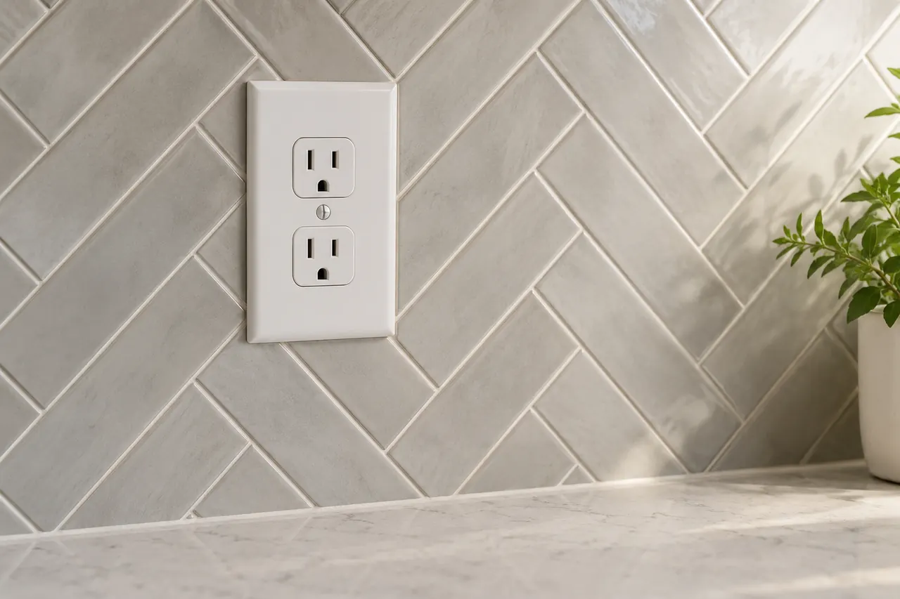 backsplash installation concept · Keller