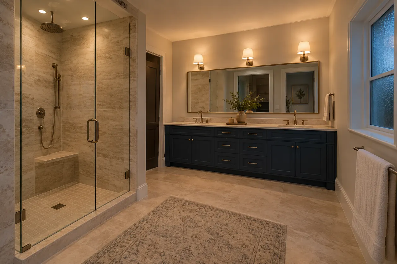 bathroom remodeling concept · Keller