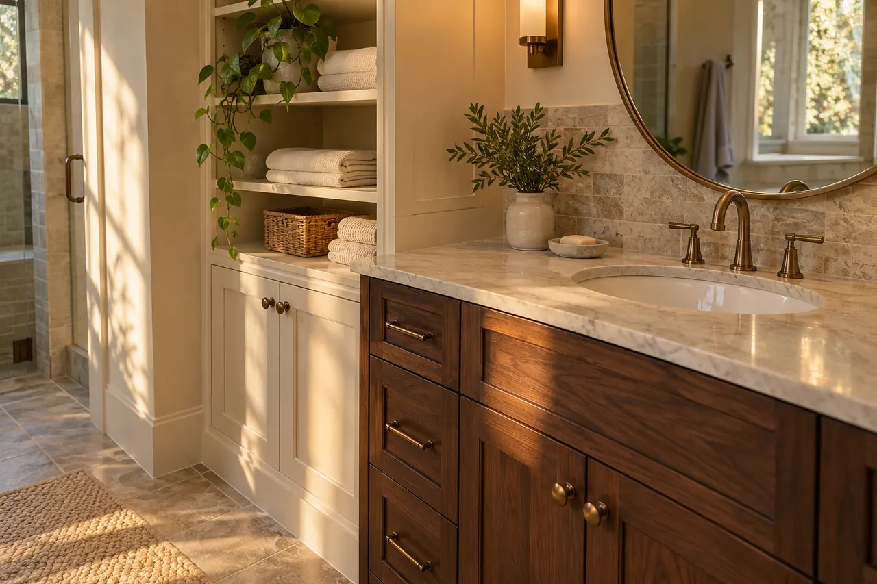 bathroom remodeling concept · Keller