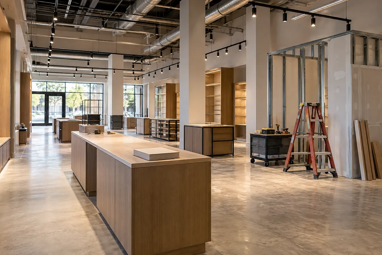 commercial construction concept · Keller