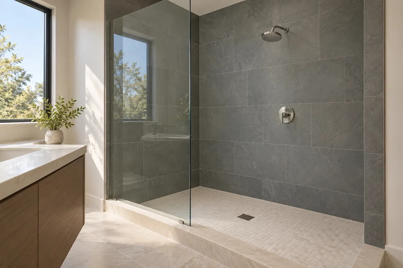 shower remodeling concept · Keller