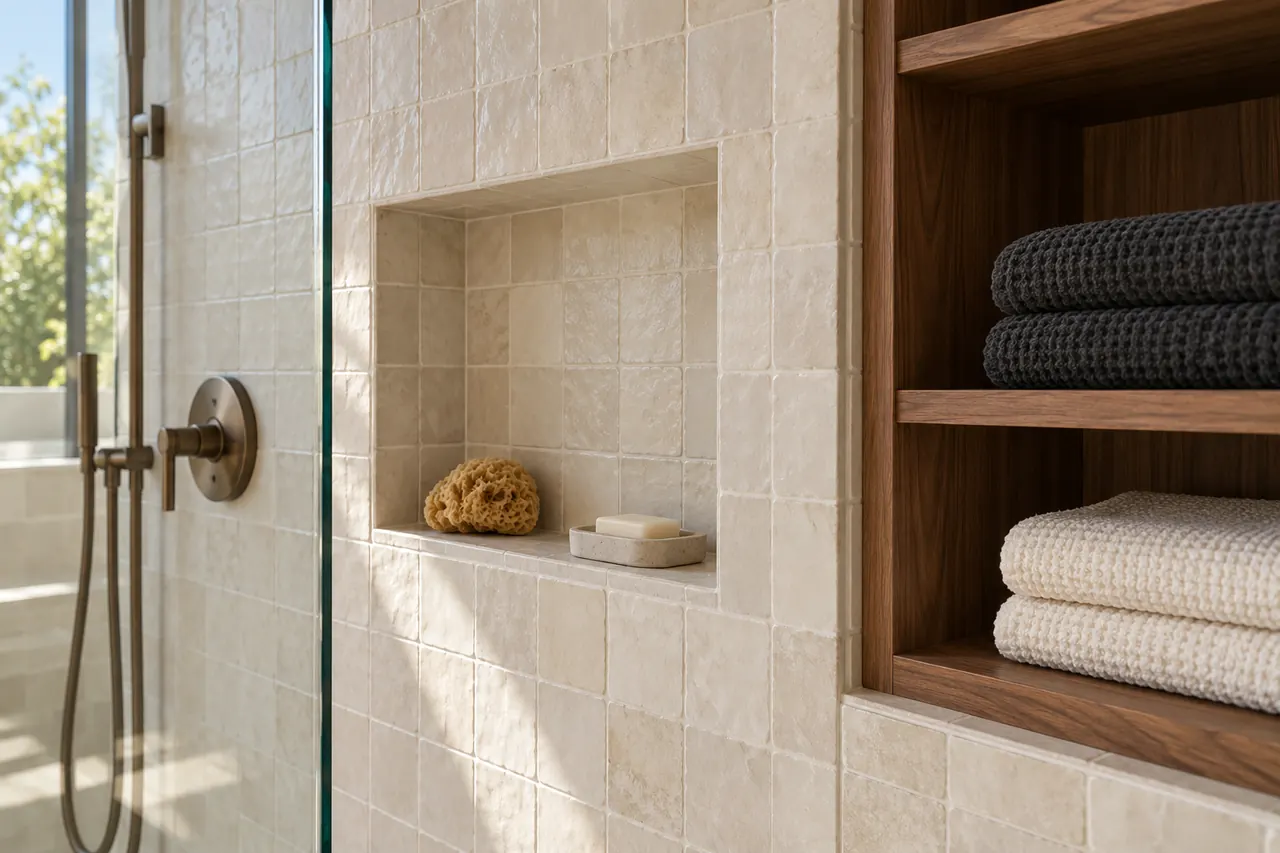 shower remodeling concept · Keller