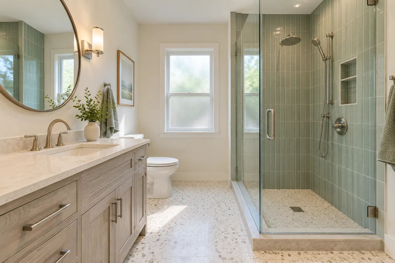 shower remodeling concept · Keller