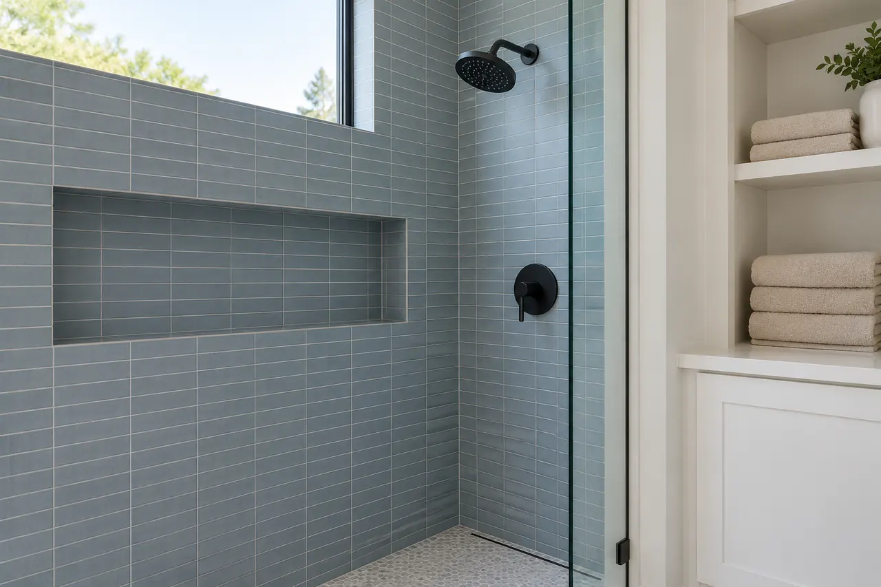 shower remodeling concept · Keller