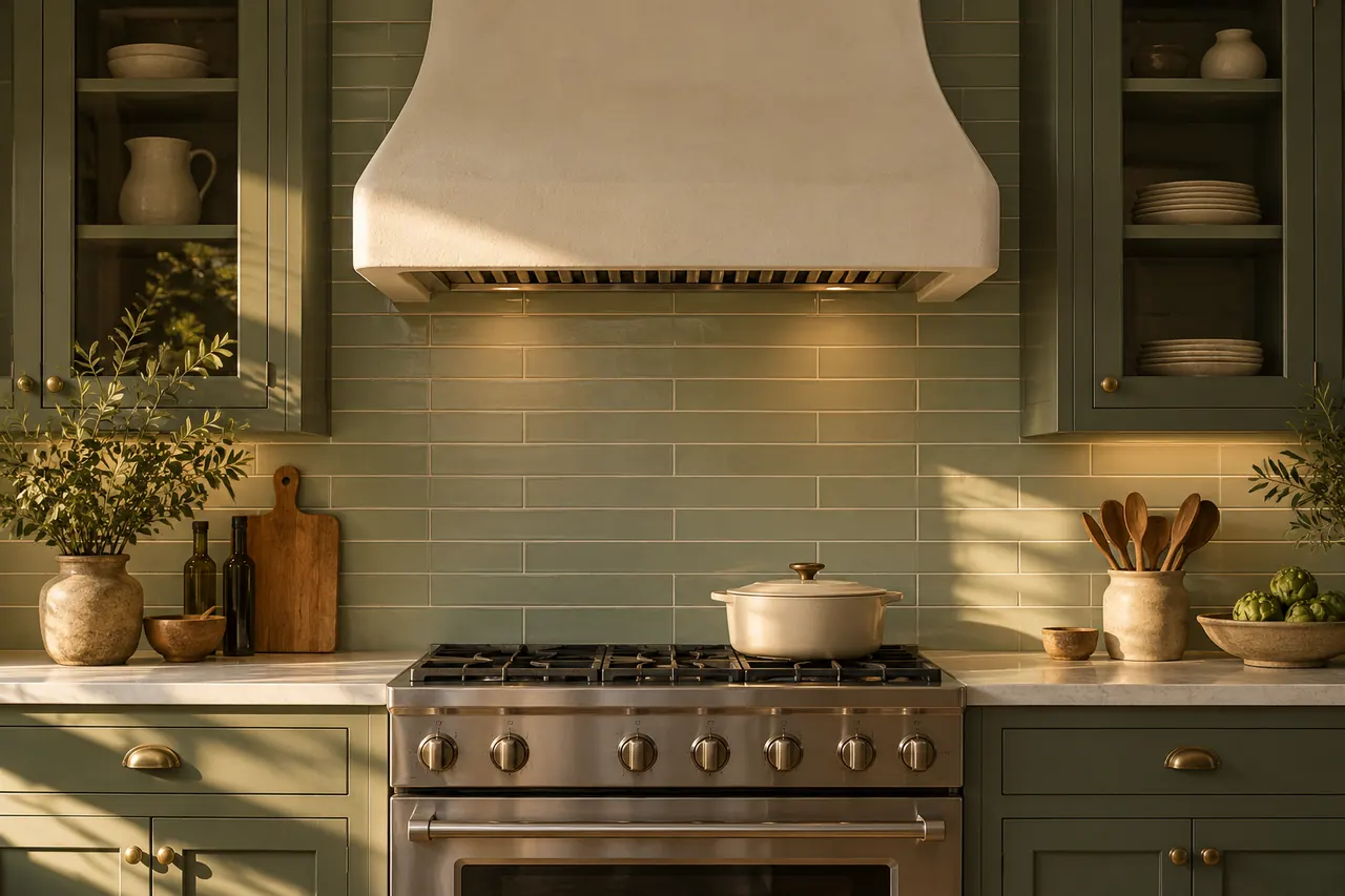 backsplash installation concept · Lancaster