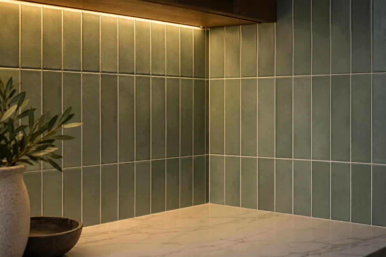 backsplash installation concept · Lancaster