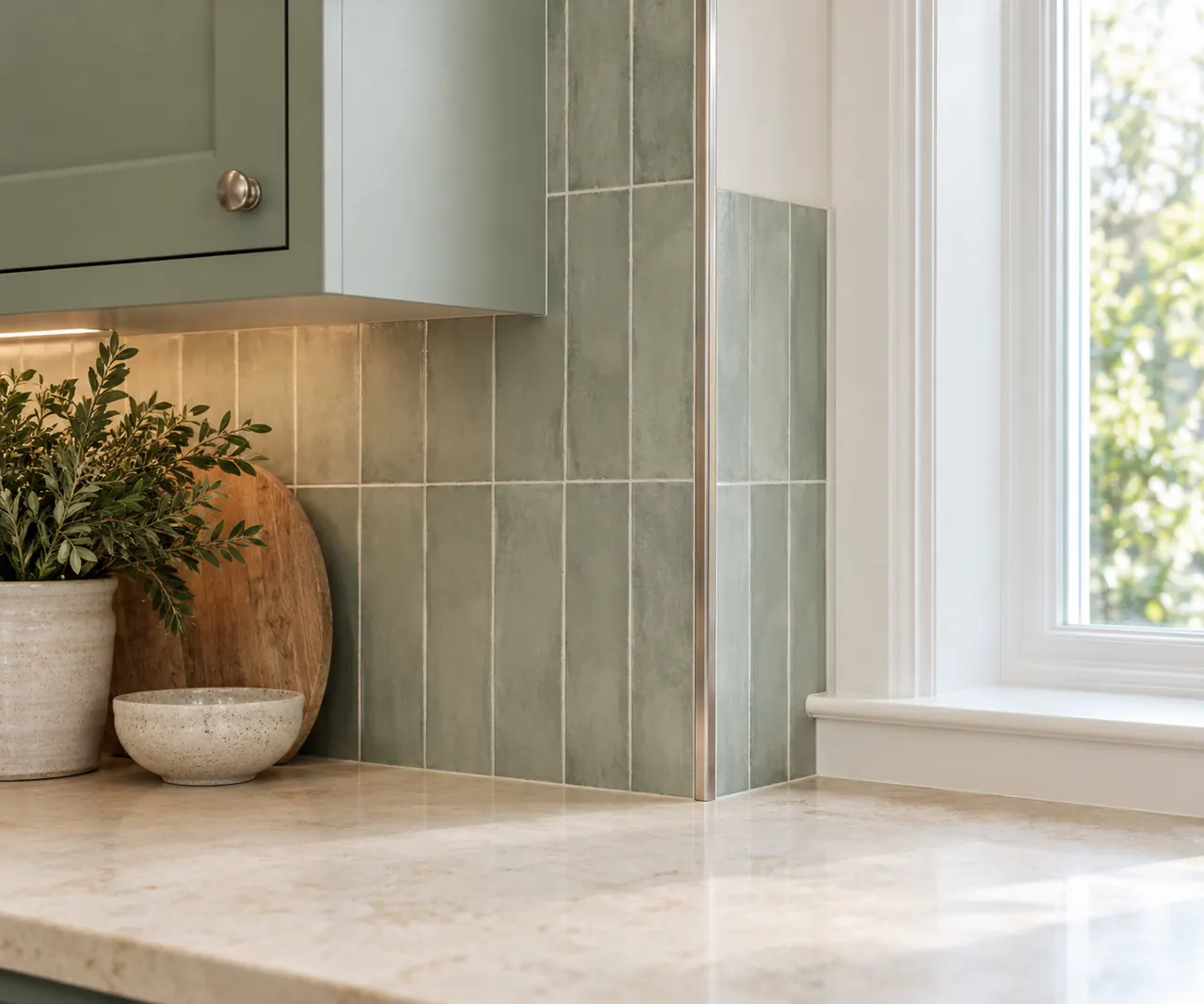 backsplash installation concept · Lancaster