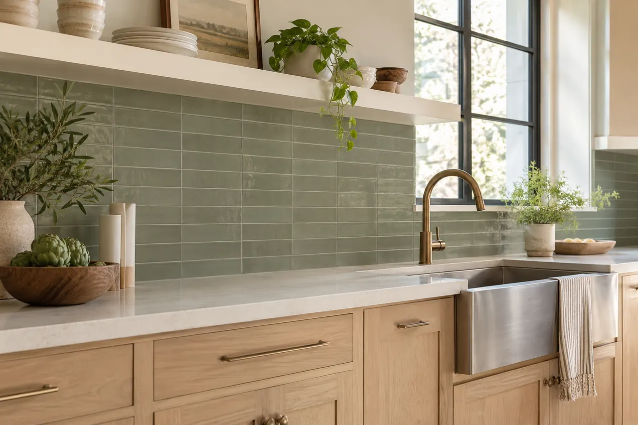 backsplash installation concept · Lancaster