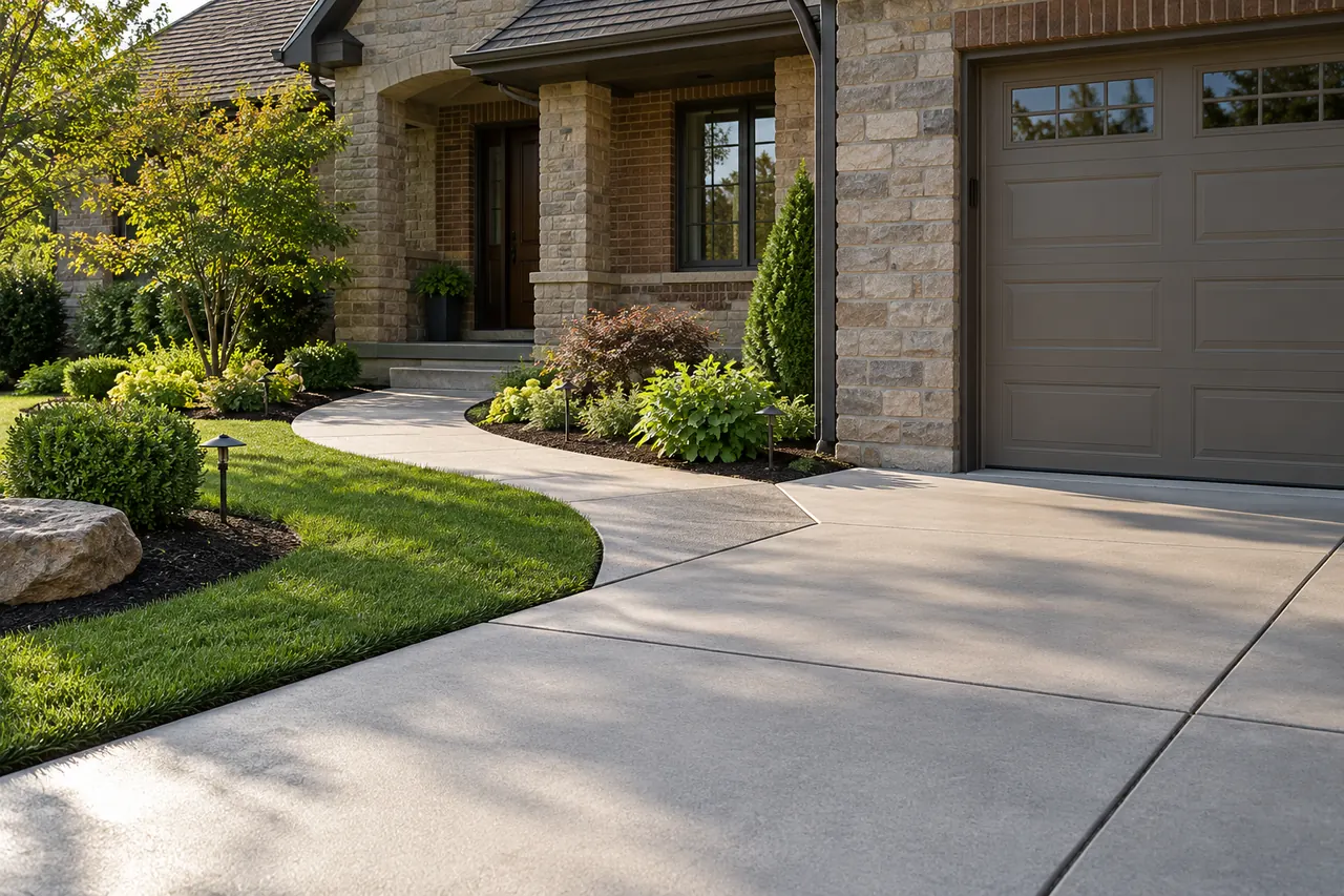 concrete driveways concept · Lancaster