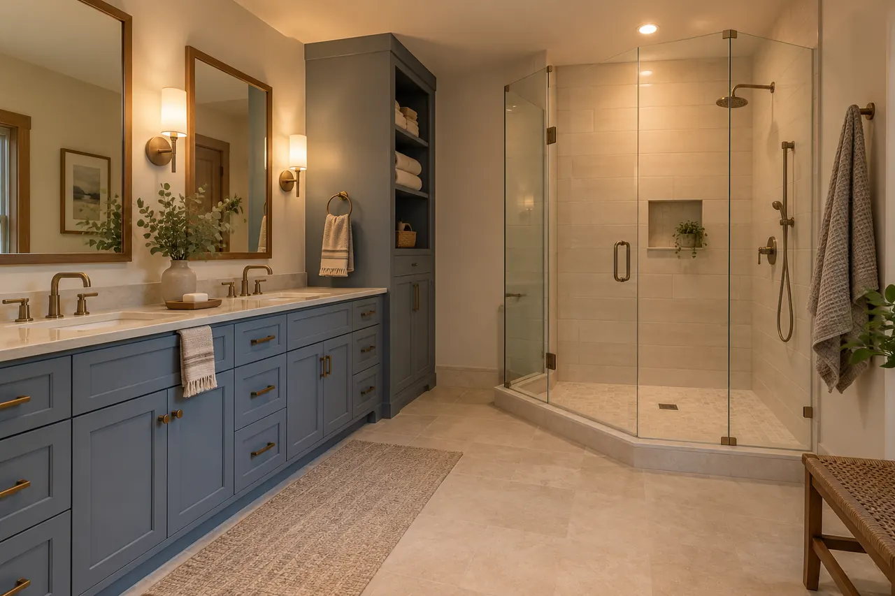 shower remodeling concept · Lancaster