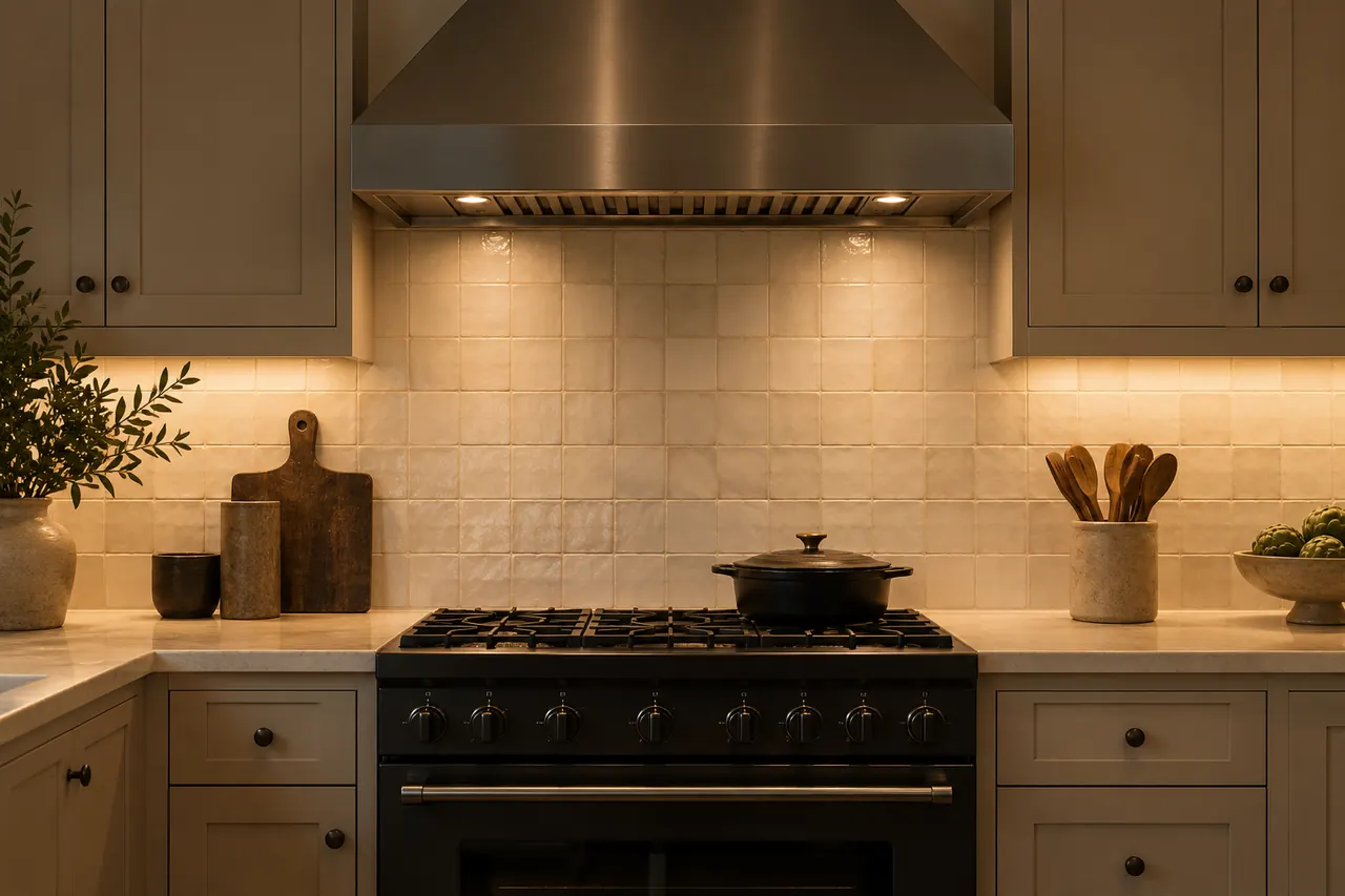 backsplash installation concept · Lewisville