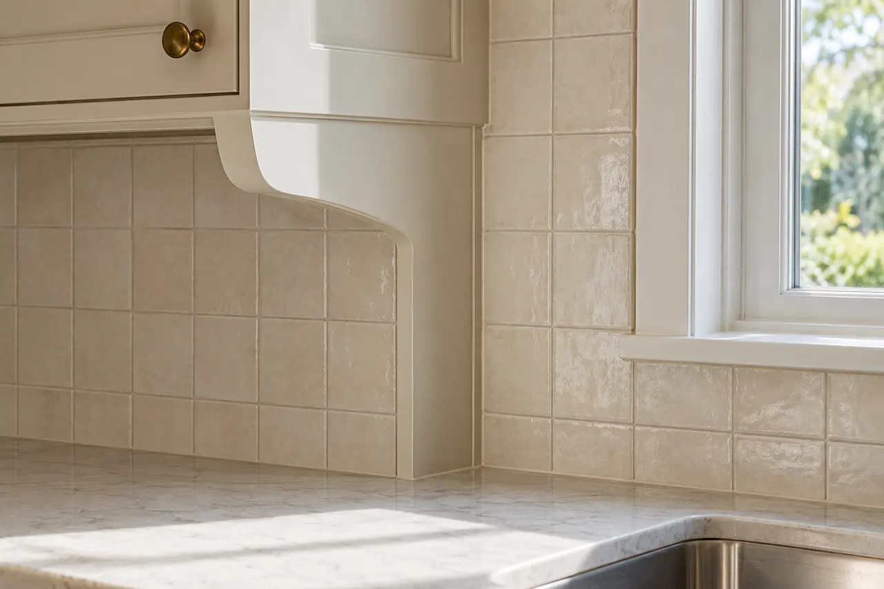 backsplash installation concept · Lewisville