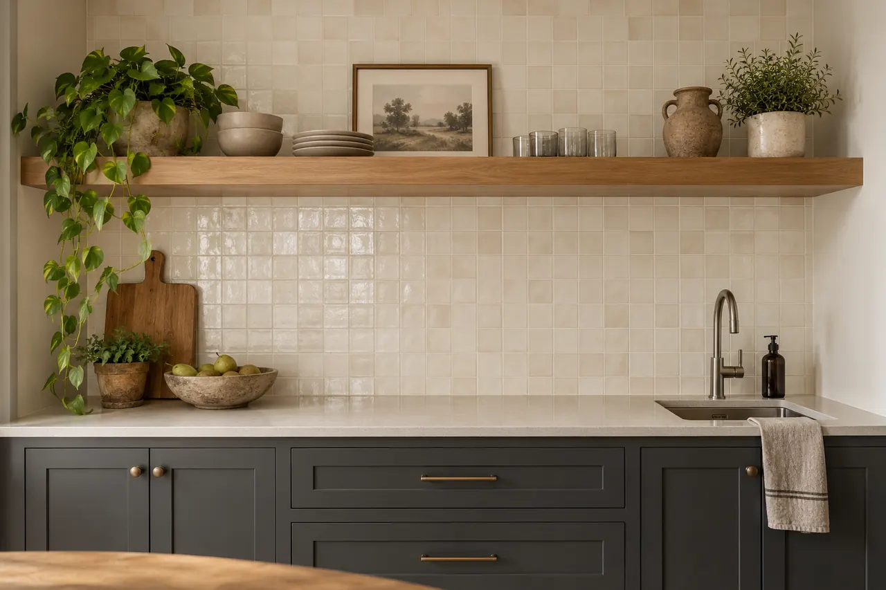 backsplash installation concept · Lewisville