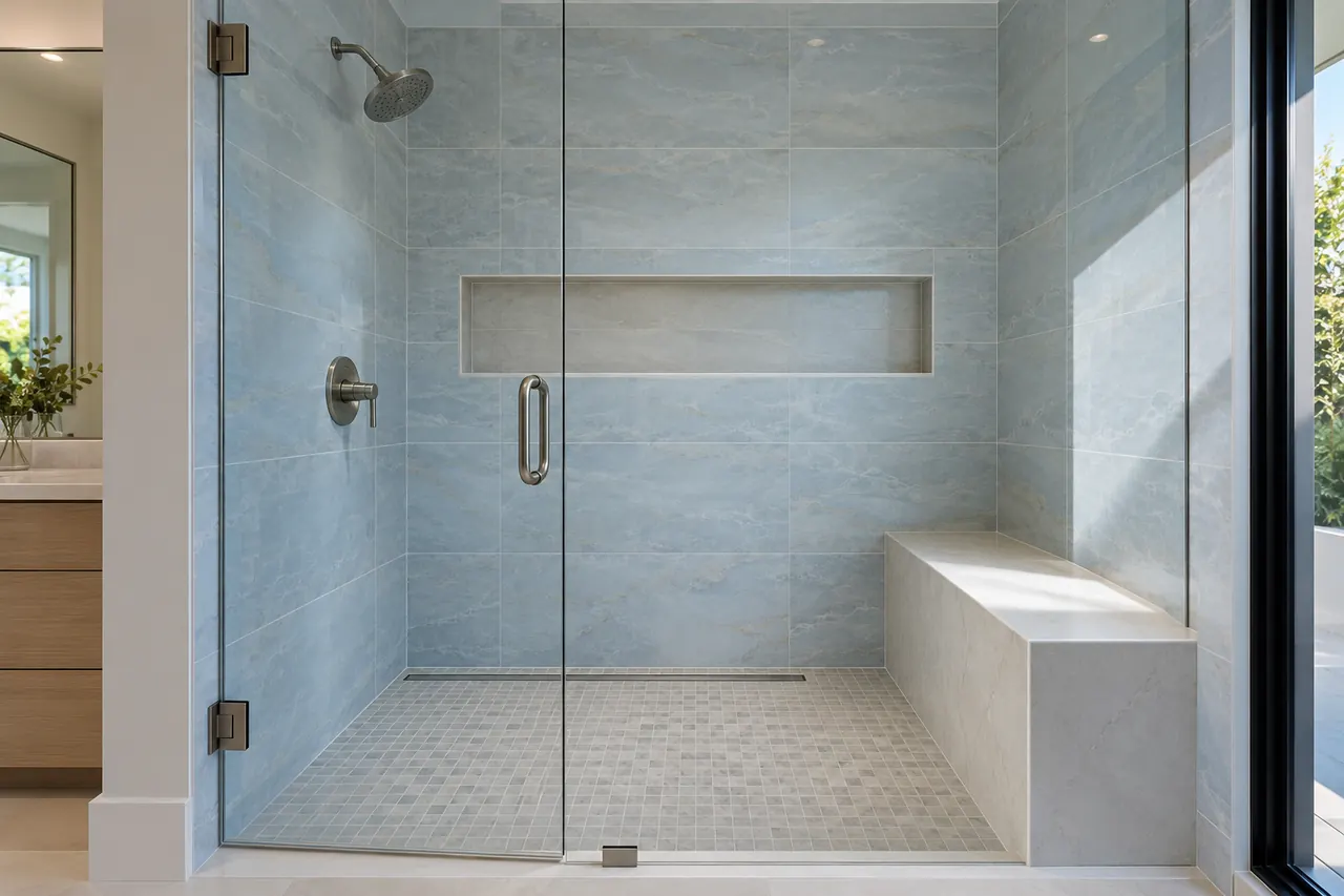 bathroom remodeling concept · Lewisville