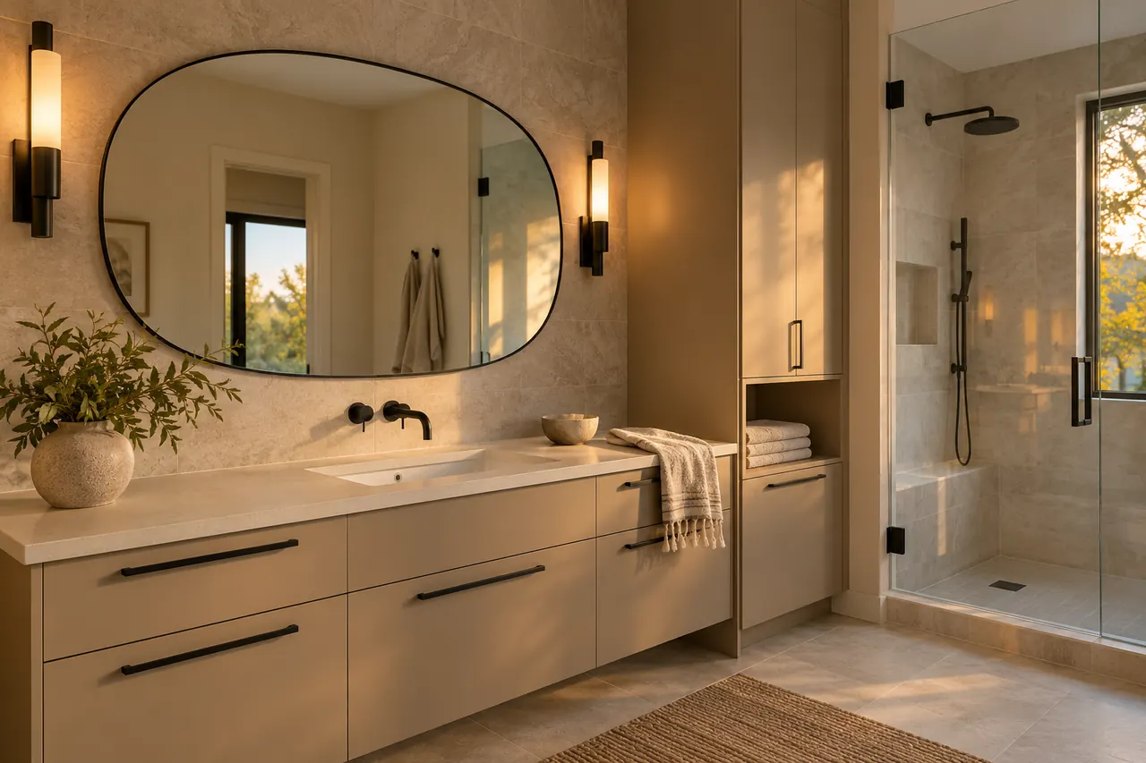 bathroom remodeling concept · Lewisville