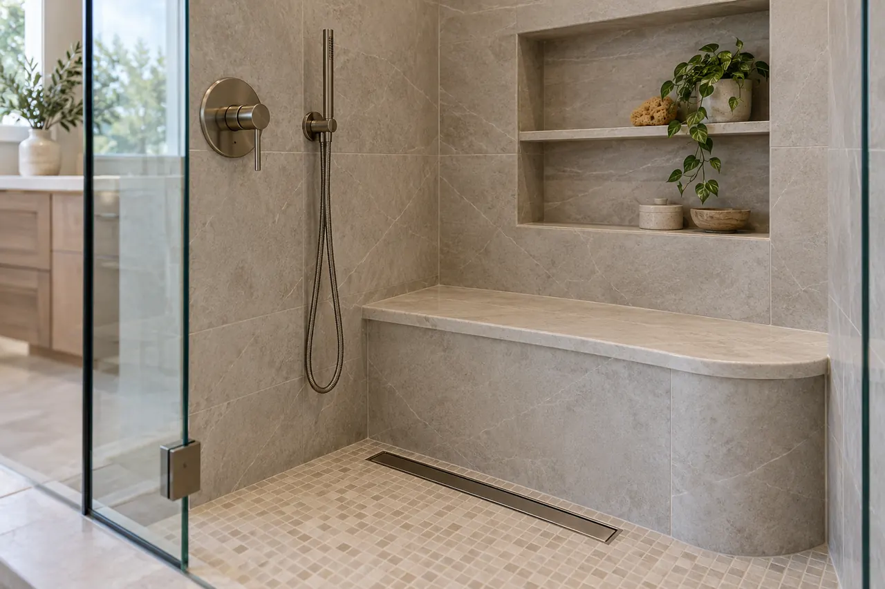 bathroom remodeling concept · Lewisville
