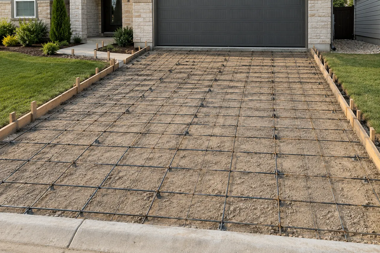 concrete driveways concept · Lewisville