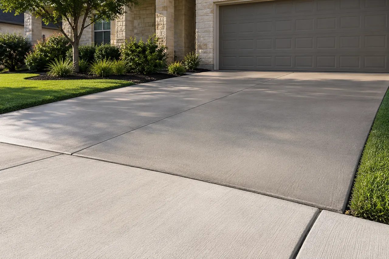 concrete driveways concept · Lewisville