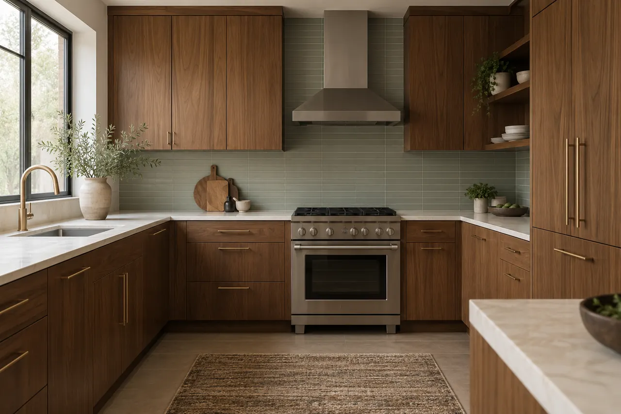 backsplash installation concept · Mansfield