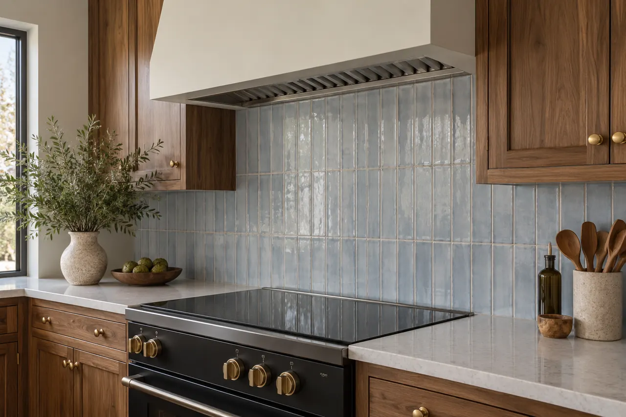 backsplash installation concept · Mansfield