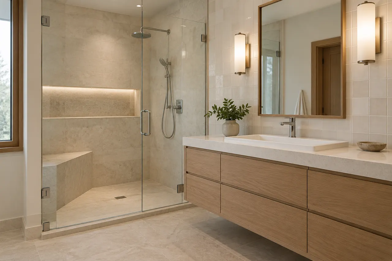bathroom remodeling concept · Mansfield