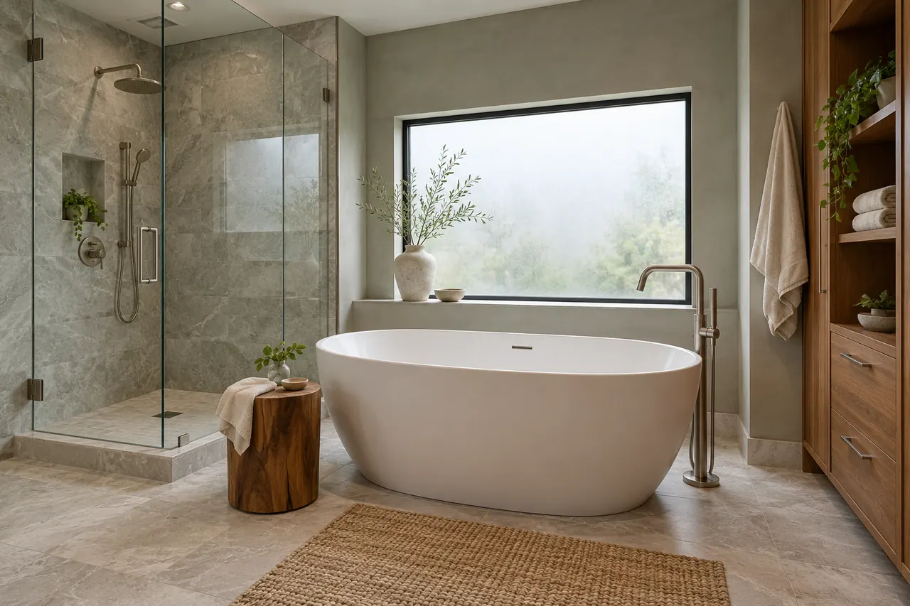 bathroom remodeling concept · Mansfield