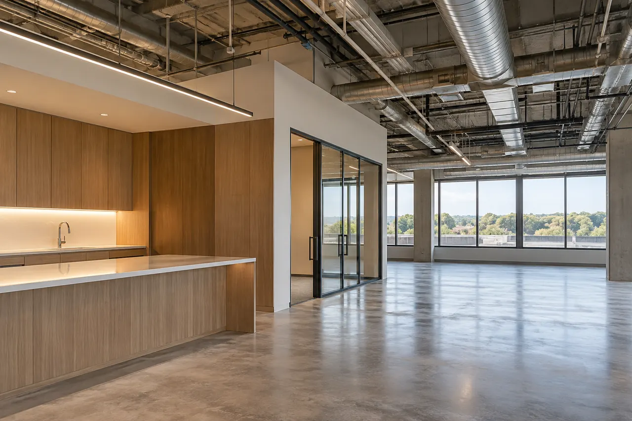 commercial construction concept · Mansfield