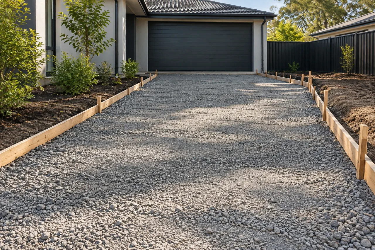 concrete driveways concept · Mansfield
