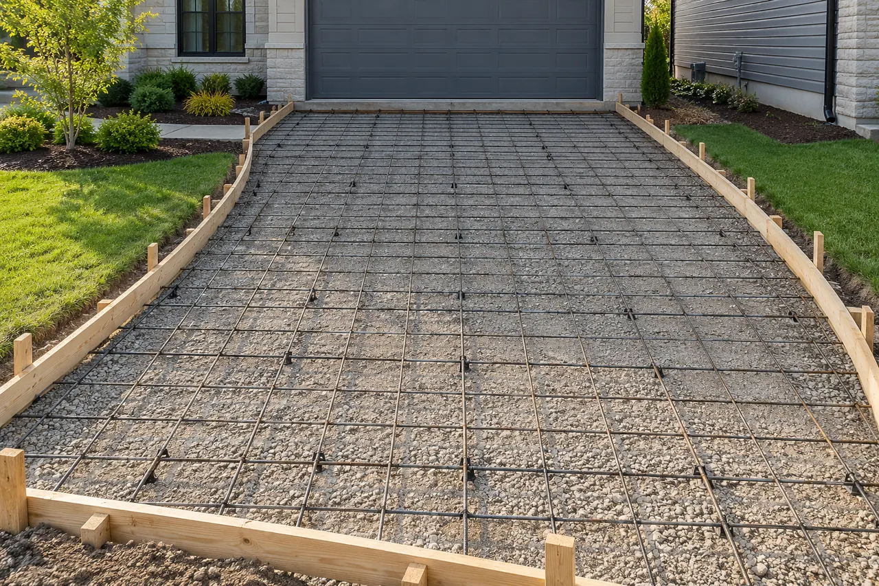 concrete driveways concept · Mansfield
