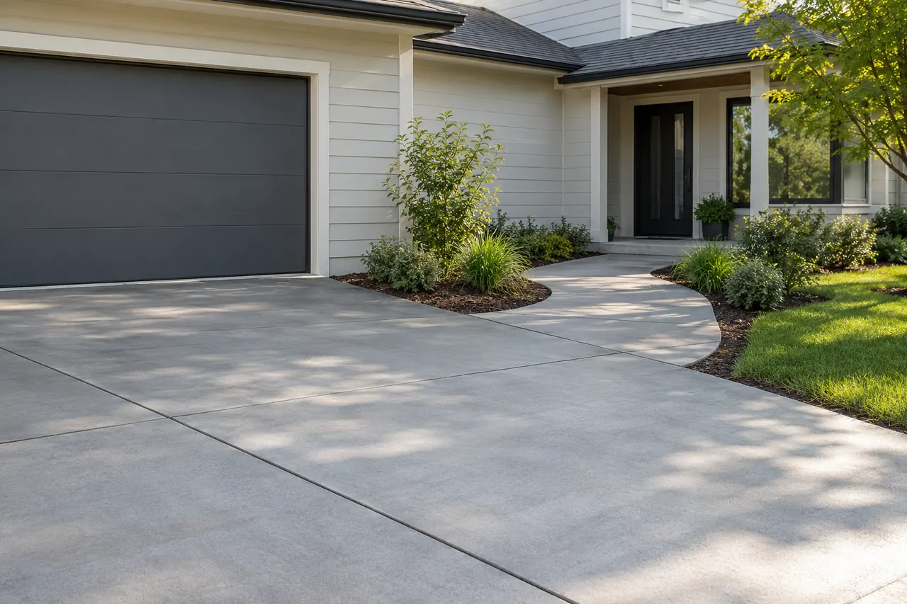 concrete driveways concept · Mansfield