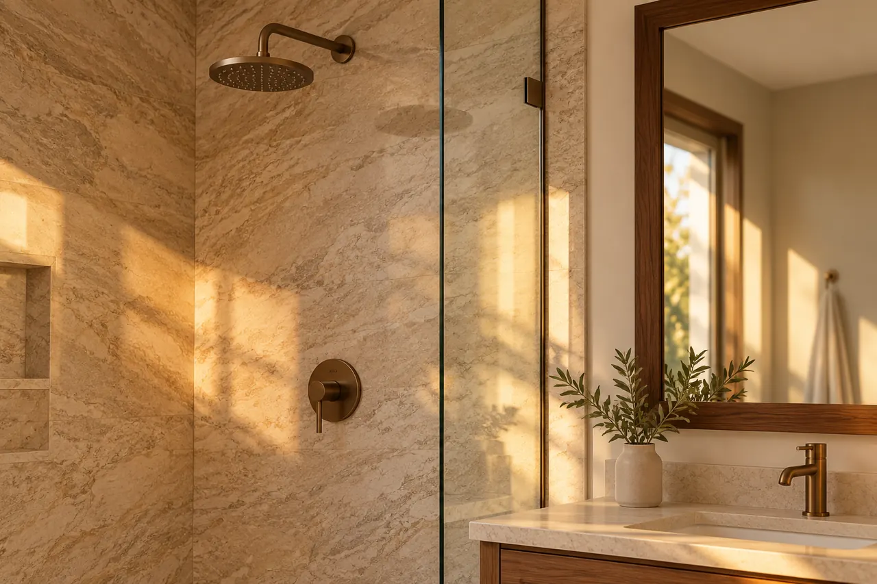 shower remodeling concept · Mansfield