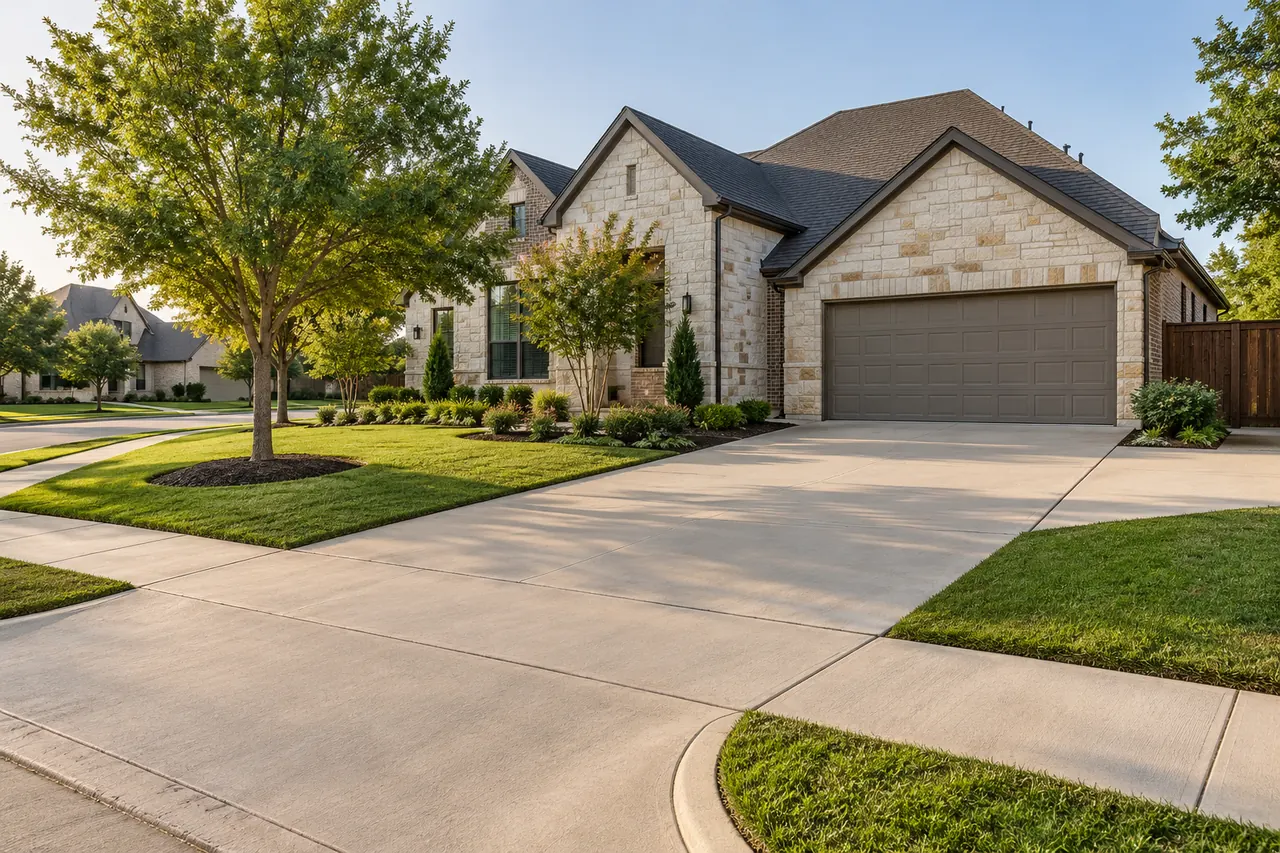 concrete driveways concept · McKinney