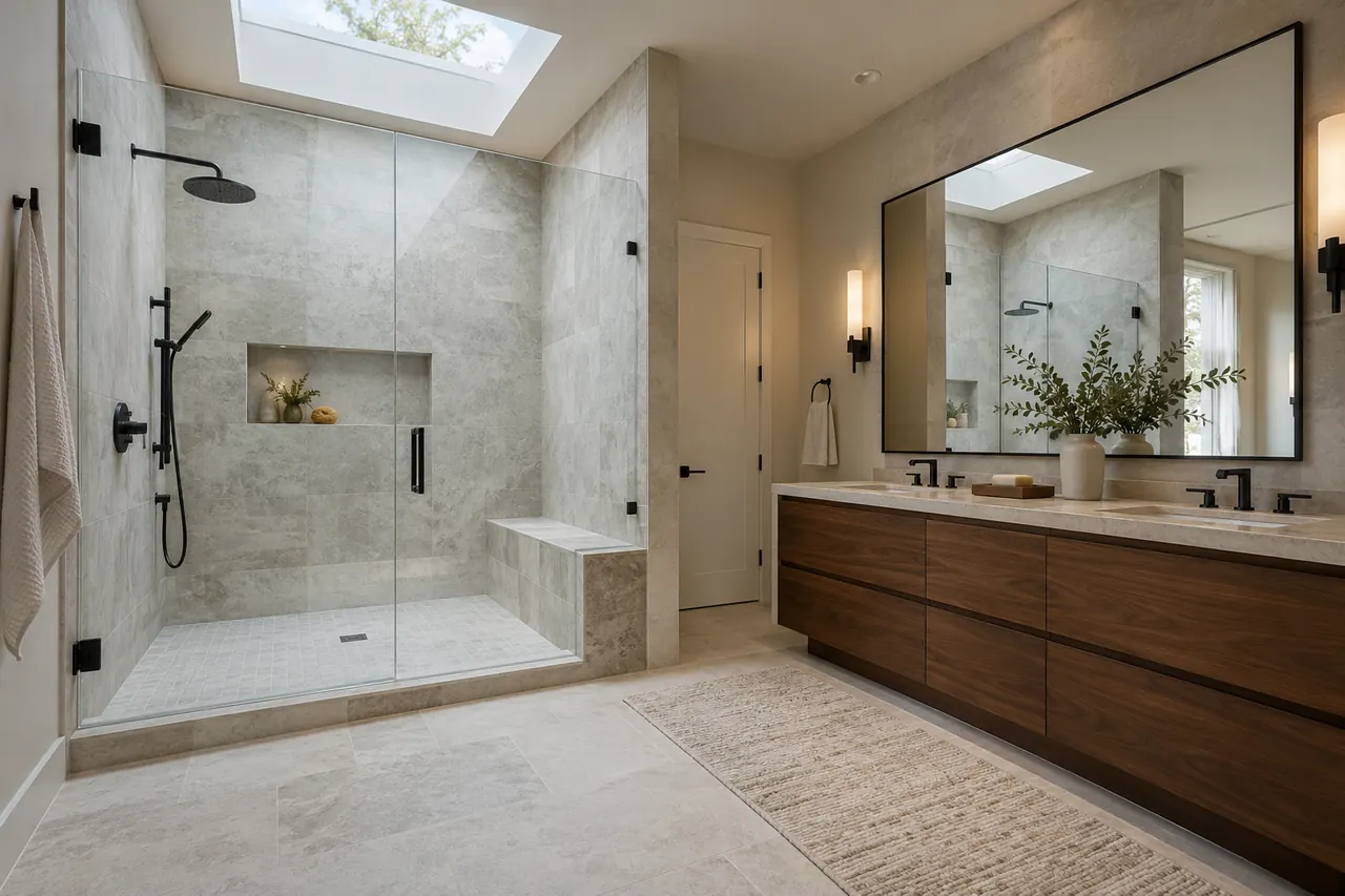 shower remodeling concept · McKinney
