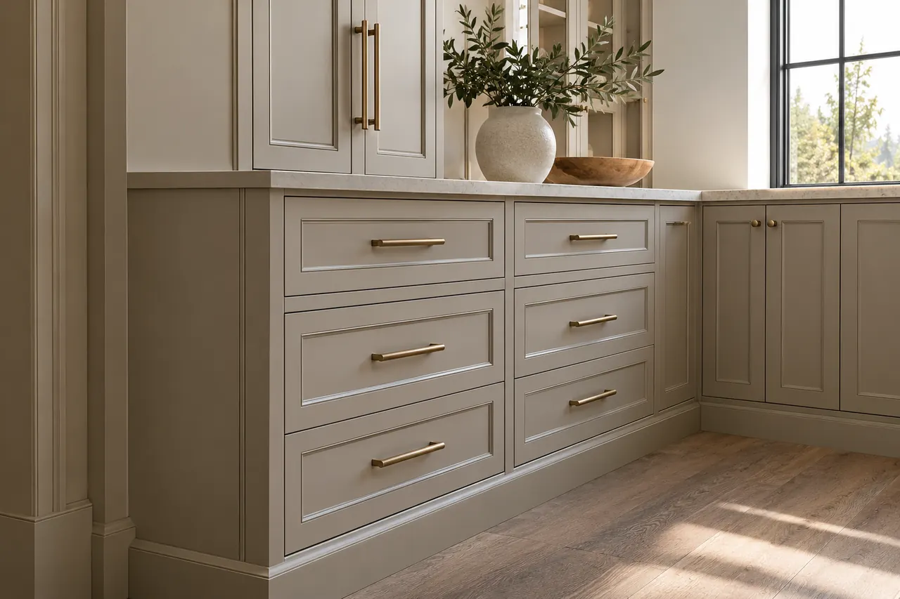 cabinet installation concept · Mesquite