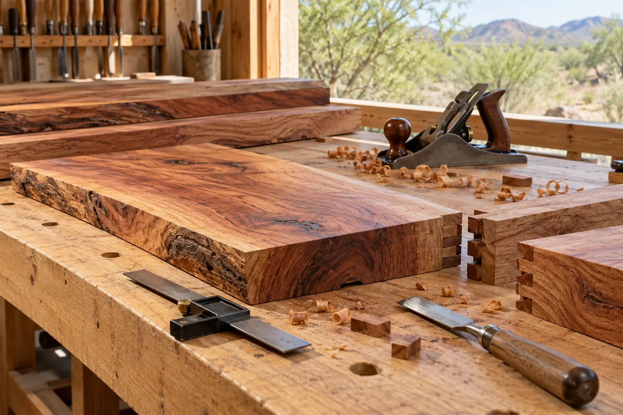 carpentry concept · Mesquite