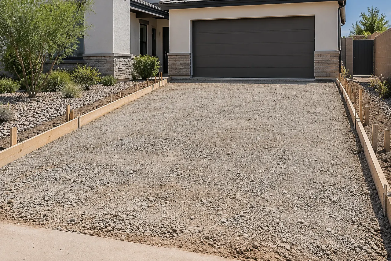 concrete driveways concept · Mesquite