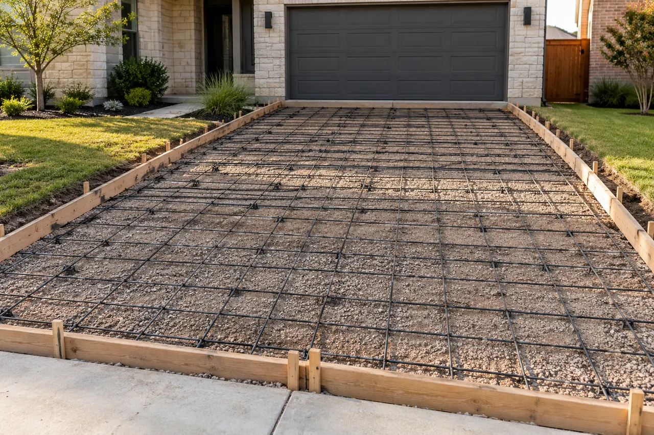 concrete driveways concept · Mesquite