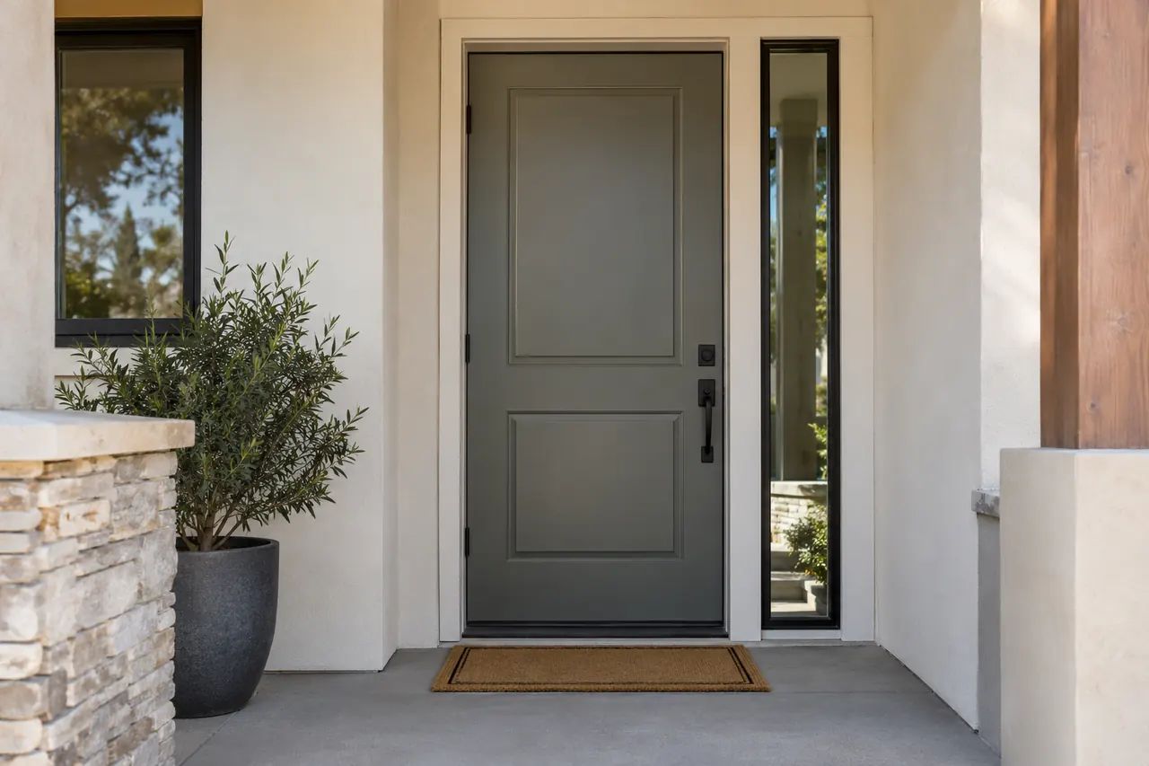 door installation concept · Mesquite
