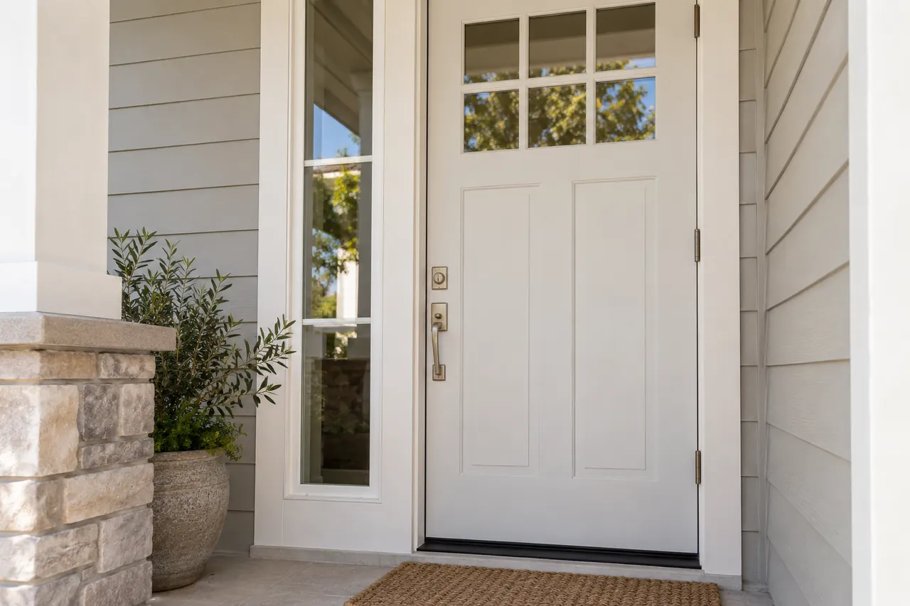 door installation concept · Mesquite