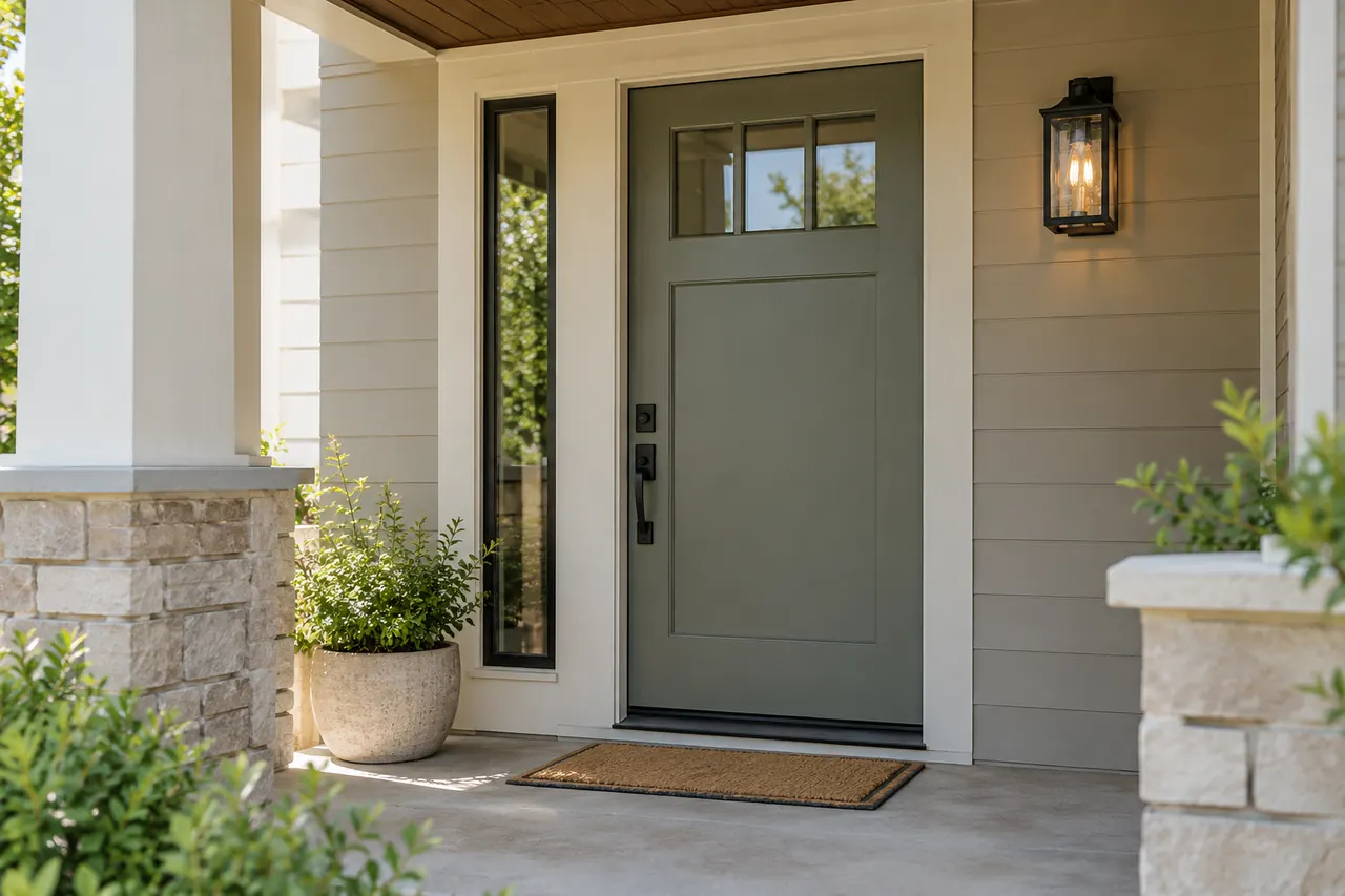 door installation concept · Mesquite