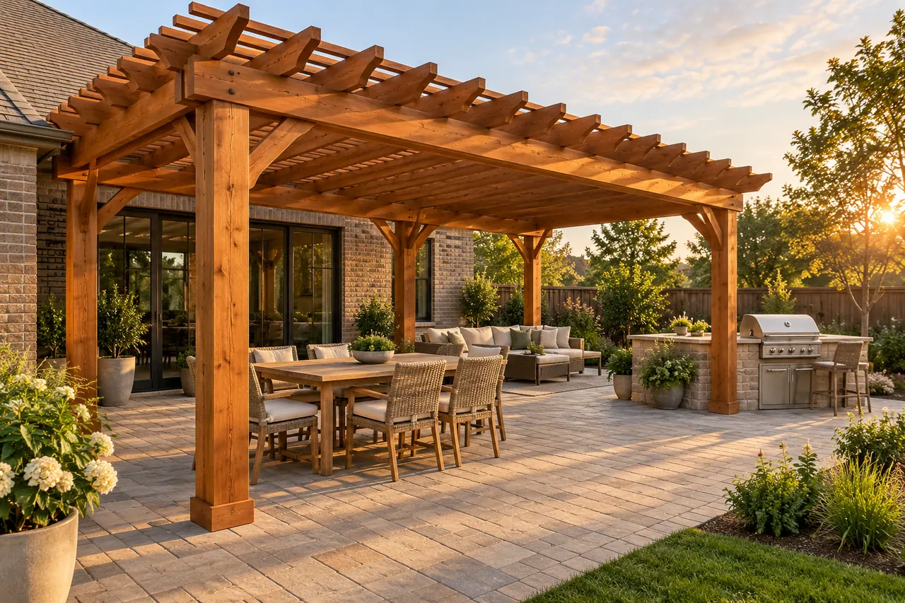 pergolas concept · Mesquite