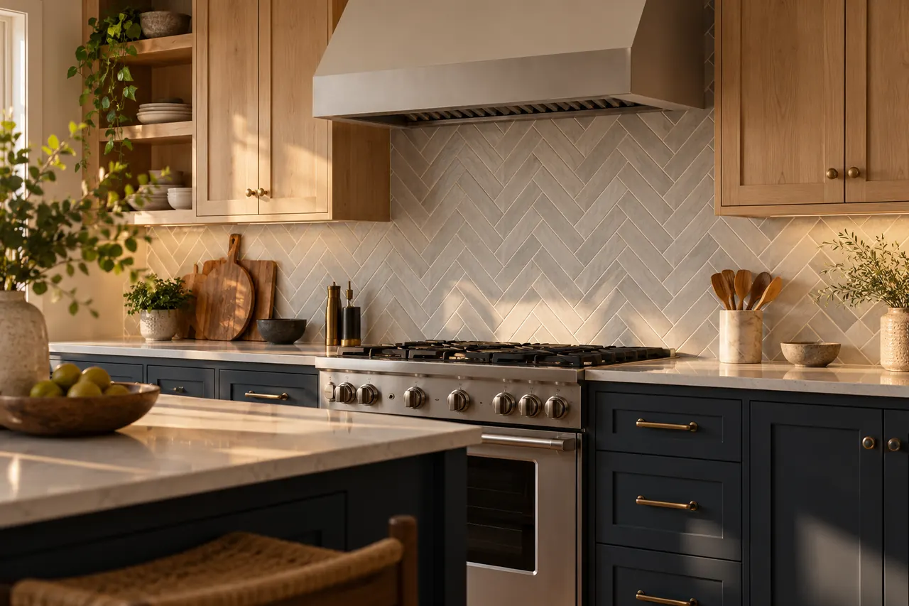 backsplash installation concept · Midlothian