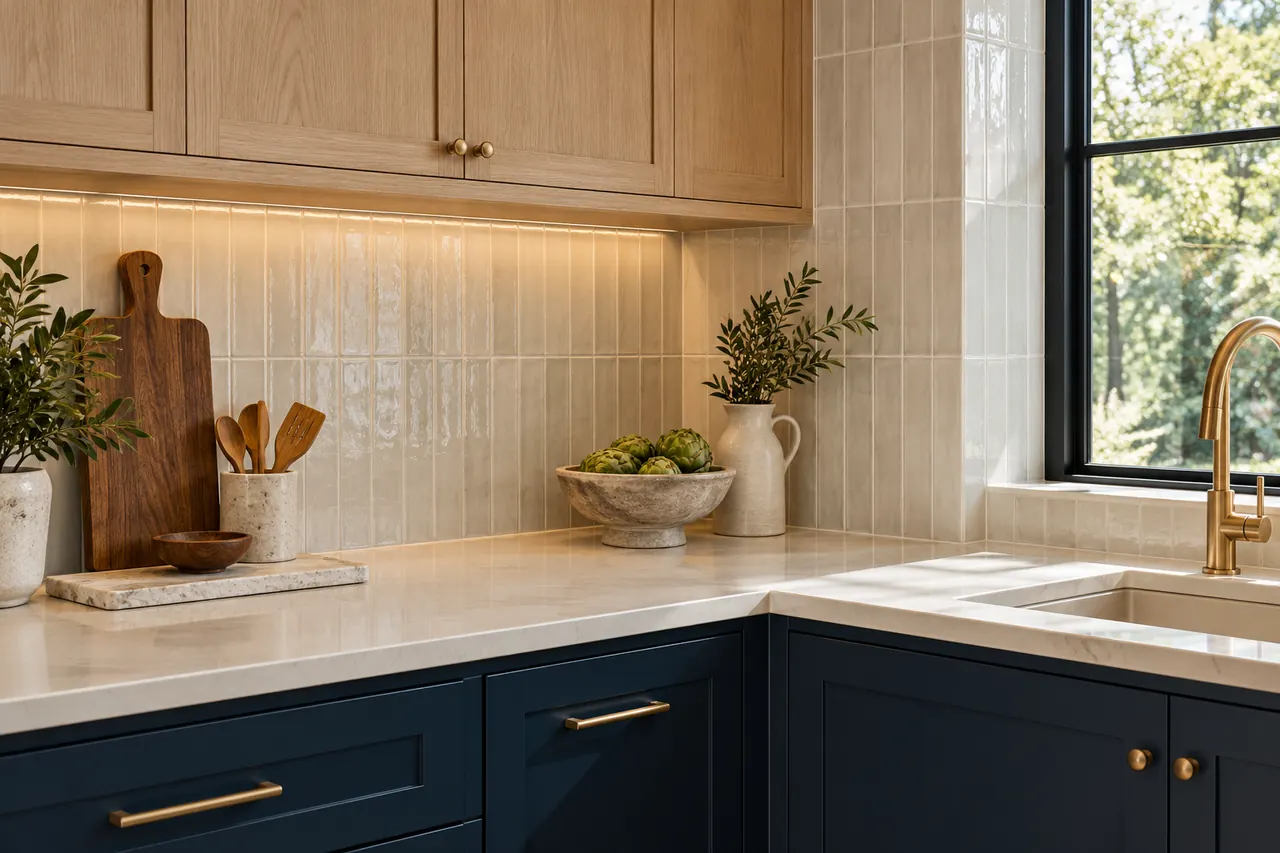 backsplash installation concept · Midlothian