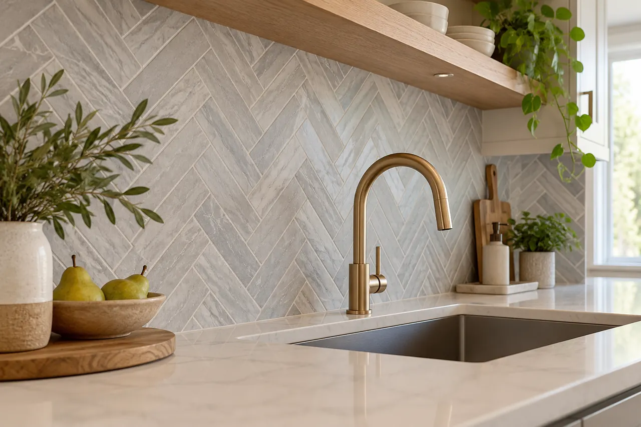 backsplash installation concept · Midlothian