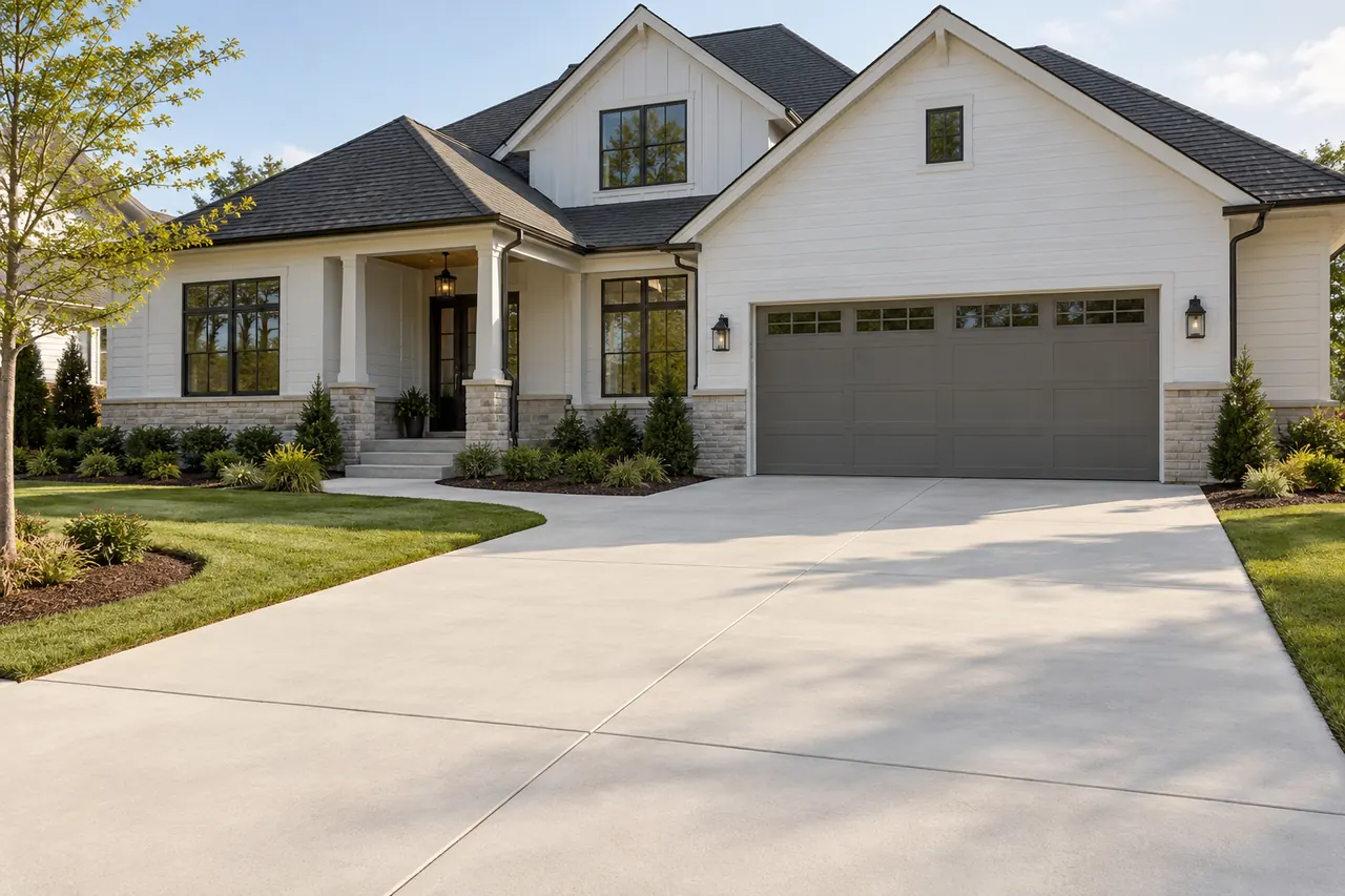 concrete driveways concept · Midlothian