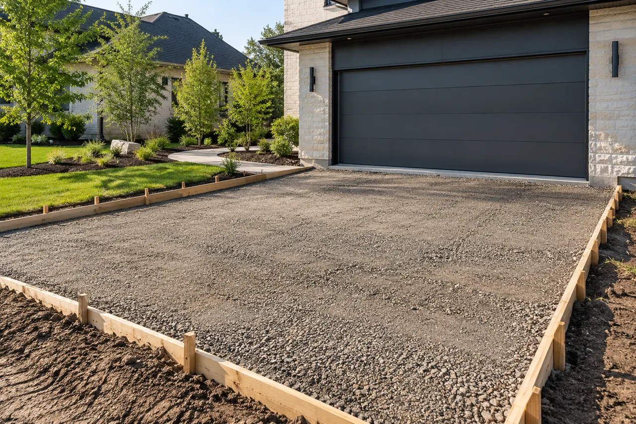 concrete driveways concept · Midlothian