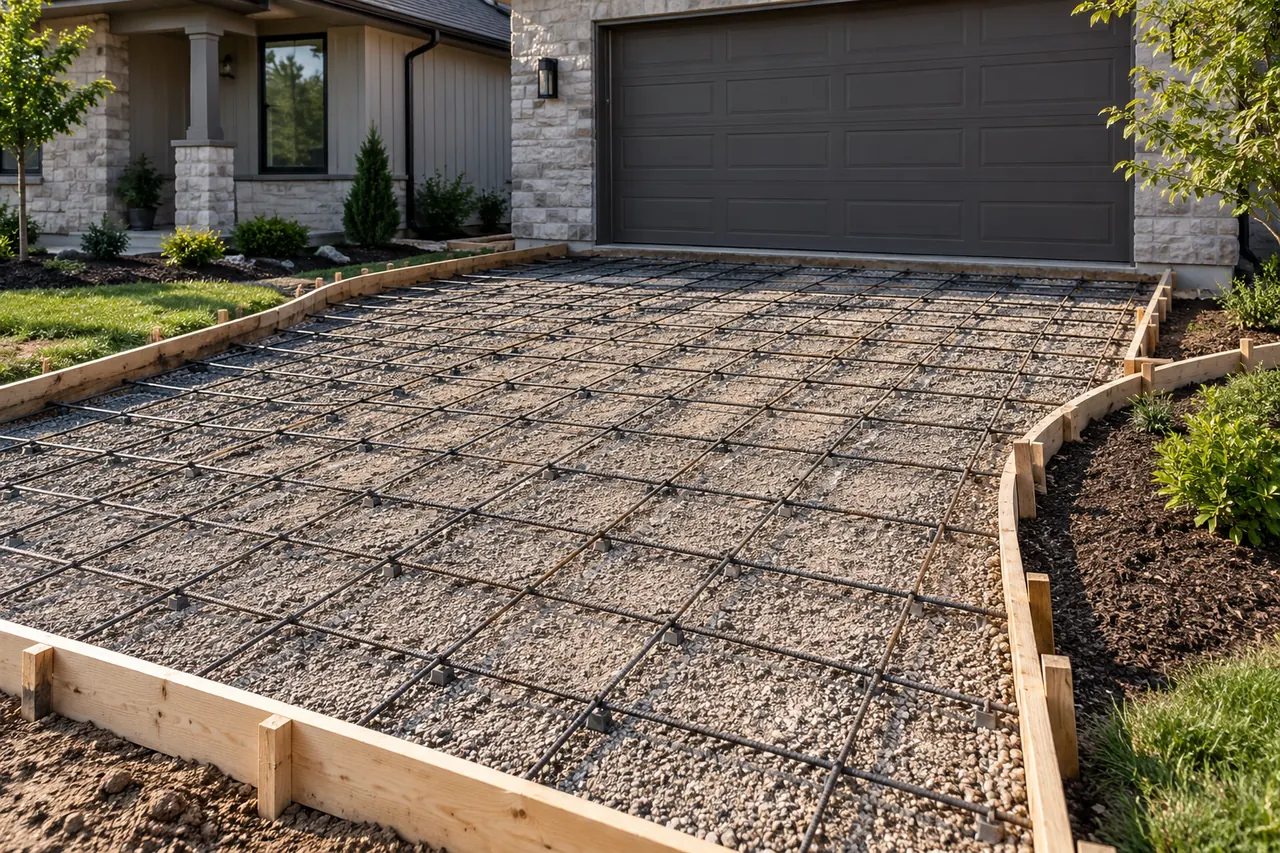concrete driveways concept · Midlothian