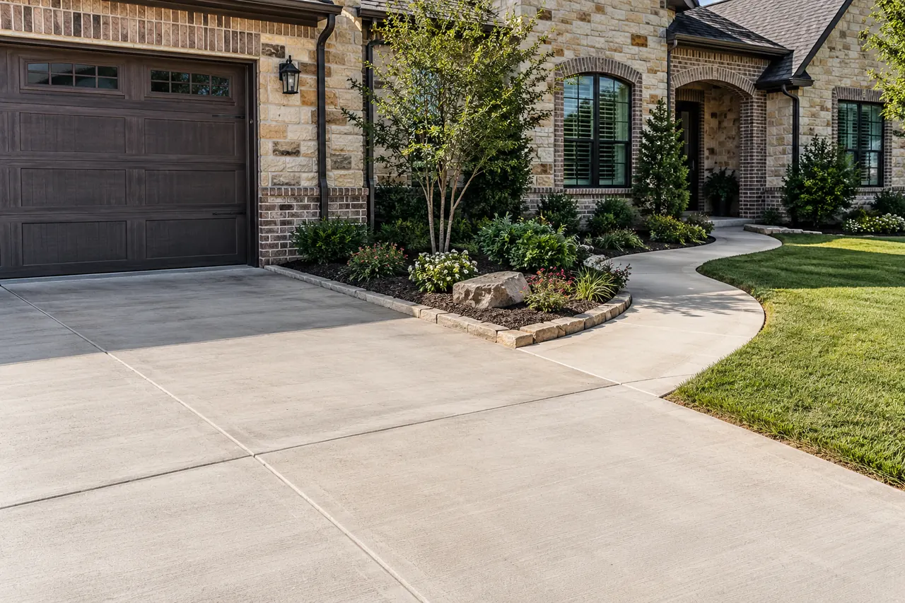 concrete driveways concept · Midlothian