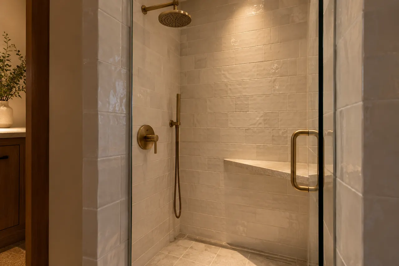 shower remodeling concept · Midlothian