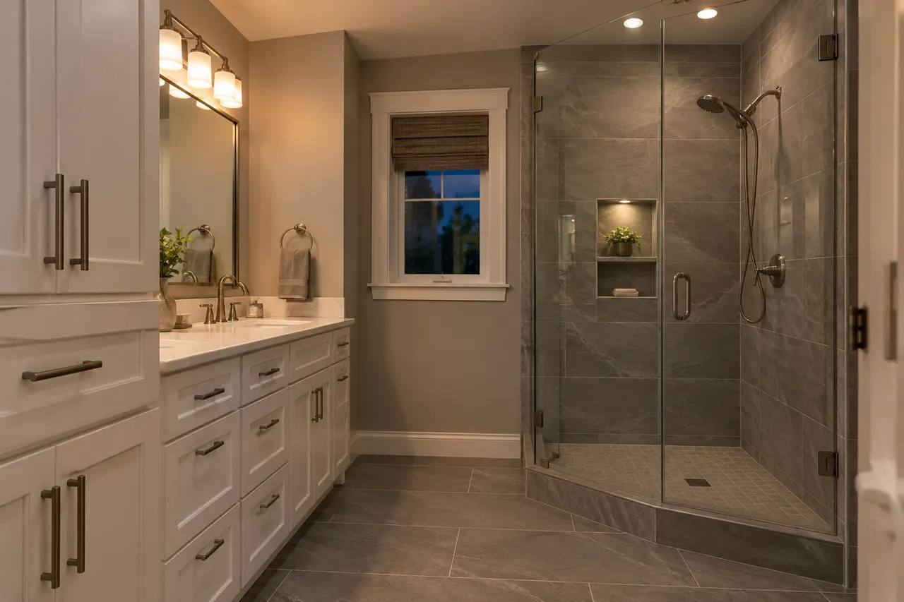 shower remodeling concept · Midlothian